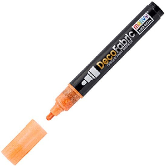 Marvy Uchida Deco Fabric Marker Glitter Orange (223-G7)