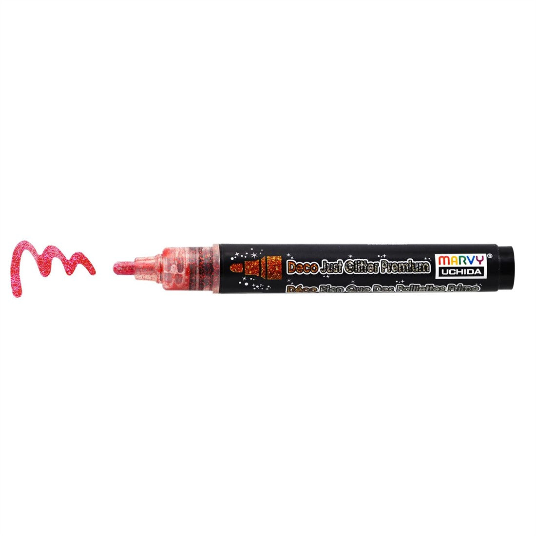 Marvy Uchida Deco Fabric Marker Glitter Red (223-G2)