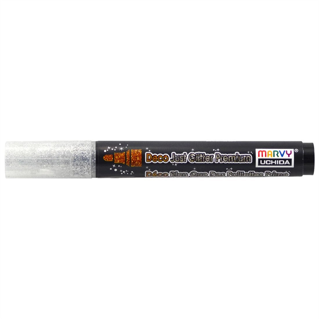 Marvy Uchida Deco Fabric Marker Glitter Silver (223-GSLV)