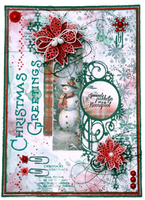 Studio Light • Festive Nostalgia Mask Snowy Border - MASK303*