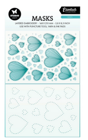 Studio Light • Essentials Puncture Tool Mask Hearts - MASK306*