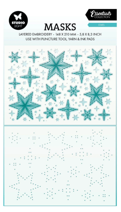 Studio Light • Essentials Puncture Tool Mask Stars - MASK307*