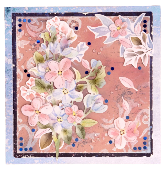Studio Light • Frozen Flowers Mask Stencil Ornamental - MASK313*