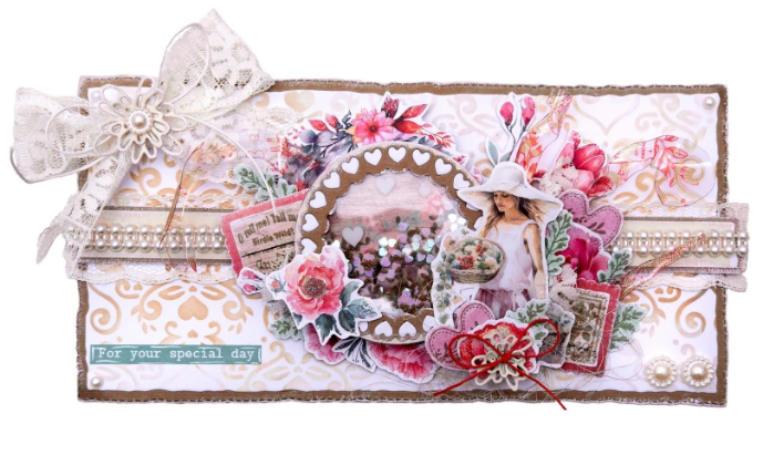 Studio Light • Jenine's Mindful Art Mask Sending You Love Heart Damask (JMA-SYL-MAKS316) *