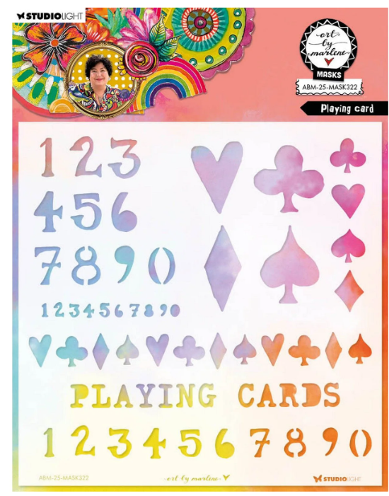 Studio Light • Art By Marlene Mask Playing card (ABM-25-MASK322) *