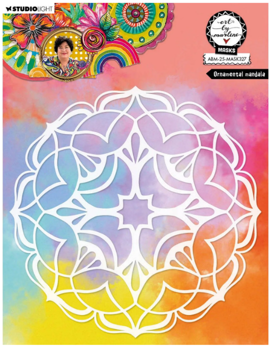 Studio Light • Art By Marlene Mask Ornamental mandala (ABM-25-MASK327) *