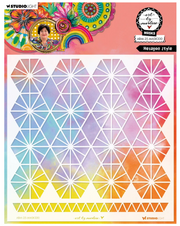 Studio Light • Art By Marlene Mask Stencil Hexagon Style (ABM-25-MASK330) *
