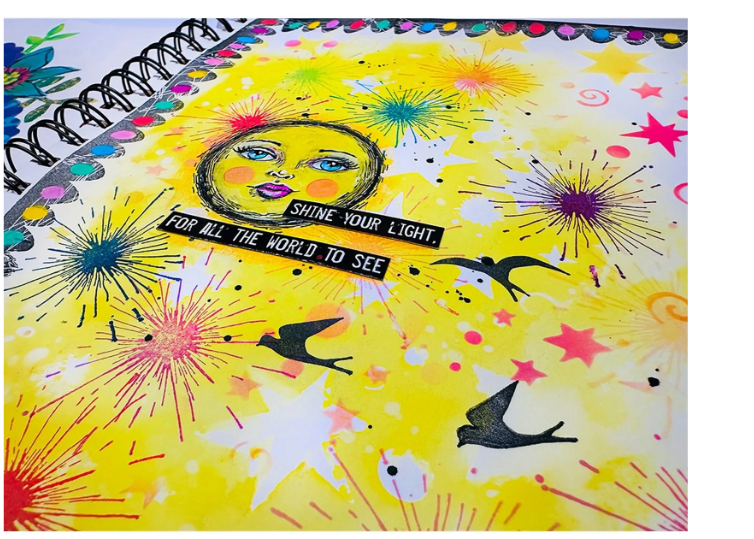 Studio Light • Art By Marlene Mask Stencil Starry Night (ABM-25-MASK331) *