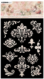 Studio Light • A Cat's Secret Mask Stencil Baroque Ornaments (SL-ACS-MASK339) *