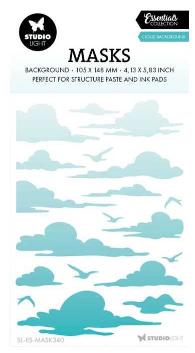 Studio Light • Essentials Mask Stencil Cloud Background (SL-ES-MASK340) *