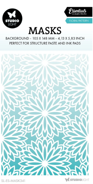 Studio Light • Essentials Mask Stencil Floral Background (SL-ES-MASK341) *