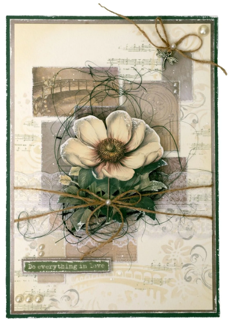 Studio Light • Growing & Blooming Mask Stencil Bless The Friends I Love (JMA-GB-MASK342) *