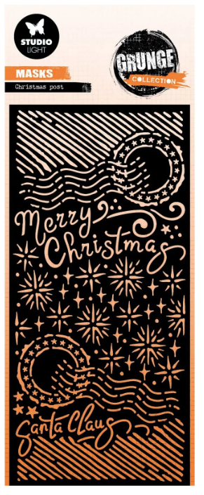 Studio Light • Grunge Collection Mask Stencil Christmas Post (SL-GR-MASK351) *