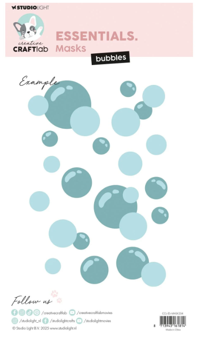 Creative Craftlab • Essentials Mask Stencil Bubbles (CCL-ES-MASK354) *