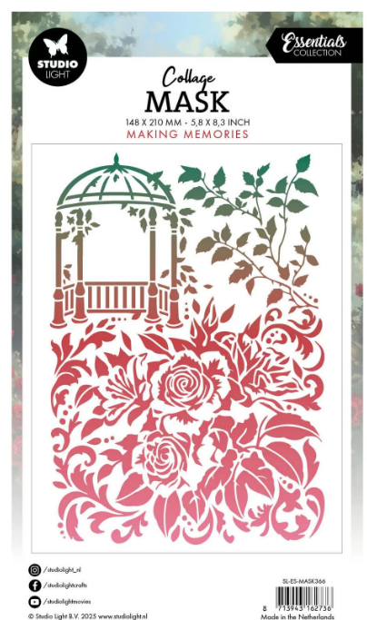Studio Light • Essentials Mask Stencil Making Memories (SL-ES-MASK366) *