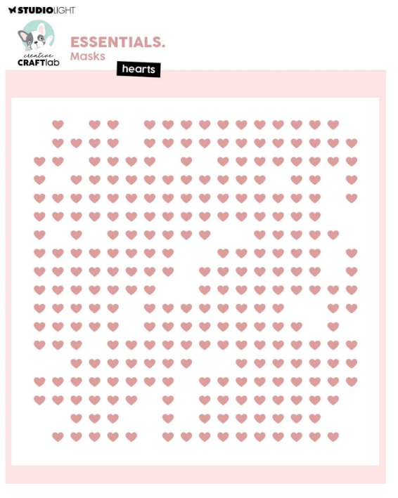 Creative Craftlab • Essentials Mask Stencil Hearts (CCL-ES-MASK370) *