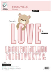 Studio Light • Signature Collection Masks Stencil Alphabet (CCL-ES-MASK524) *