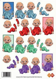 3D knipvel - Matori -  Zittende baby
