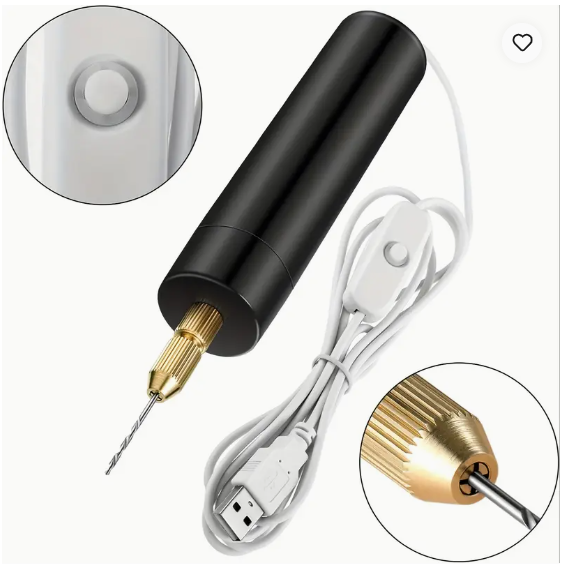 USB-aangedreven Mini Elektrische Boorset met Bits en toebehoren