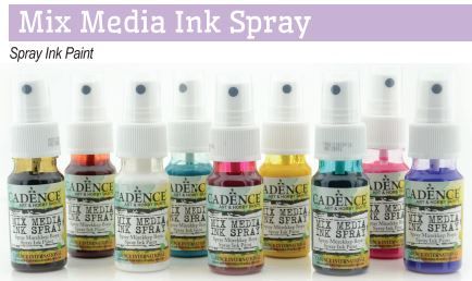 Cadence - Mix Media Inkt spray - Oranje - 25 ml (0004) *