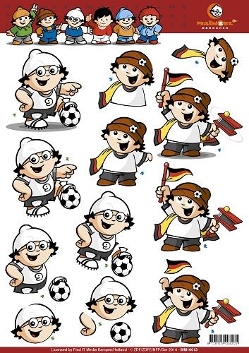 3D Knipvel - Mainzel Männchen - Voetbal Duitsland 2