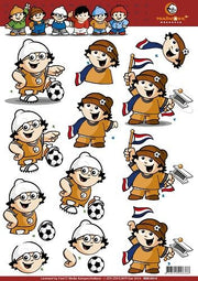 3D Knipvel - Mainzel Männchen - Voetbal Nederland 2