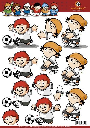 3D Knipvel - Mainzel Männchen - Voetbal Duitsland