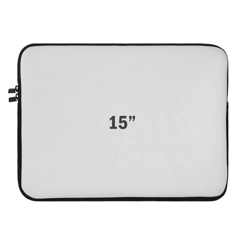 Neopreen Sublimatie Laptophoes met voering - 15"  (365x280x16cm)
