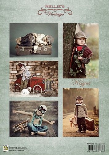 3D Knipvel - Nellie Snellen - Vintage Boys