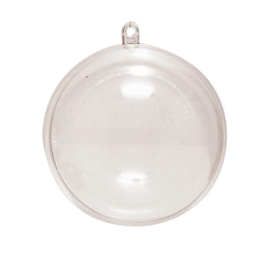 Plastic bal transparant 20 cm (21285)