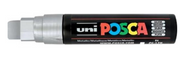Uni Posca Verfmarker - lijndikte: 15 mm - PC-17K -  Zilver (26) *