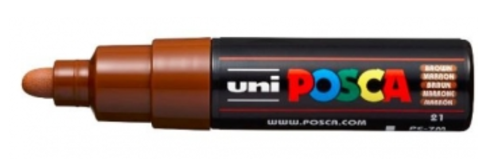 Uni Posca Verfmarker  - lijndikte: 4,5-5,5 mm - PC-7M - Bruin (21) *