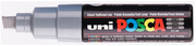 Uni Posca Verfmarker - lijndikte: 8mm - Grijs (37) *