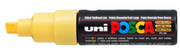 Uni Posca Verfmarker - lijndikte: 8mm - Strogeel (73) *