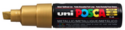 Uni Posca Verfmarker - lijndikte: 8mm - Goud (25) *