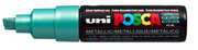Uni Posca Verfmarker - lijndikte: 8mm - Metallic Groen M06) *