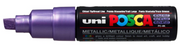 Uni Posca Verfmarker - lijndikte: 8mm - Metallic Violet (M12) *