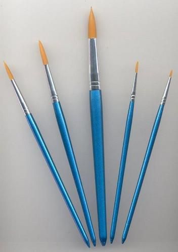 Penselen set nylon 5x rond 5 ST (12185-8505)