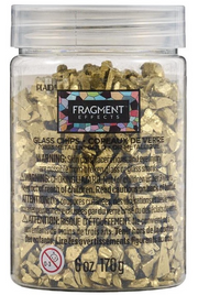 Plaid Fragment Effects Glass Chips 170gr Metallic Gold (PF712675) *