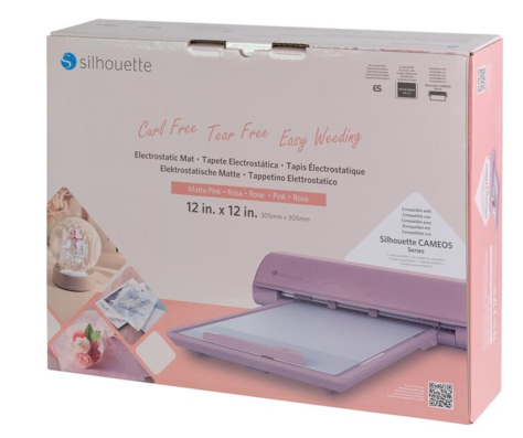 Silhouette Electrostatic Mat - Pink (CUT-MAT-ES-MTPNK-12)