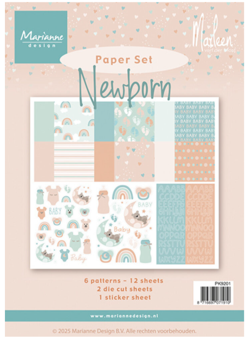 Paper Set by Marleen A5 New Born (PK9201) *
