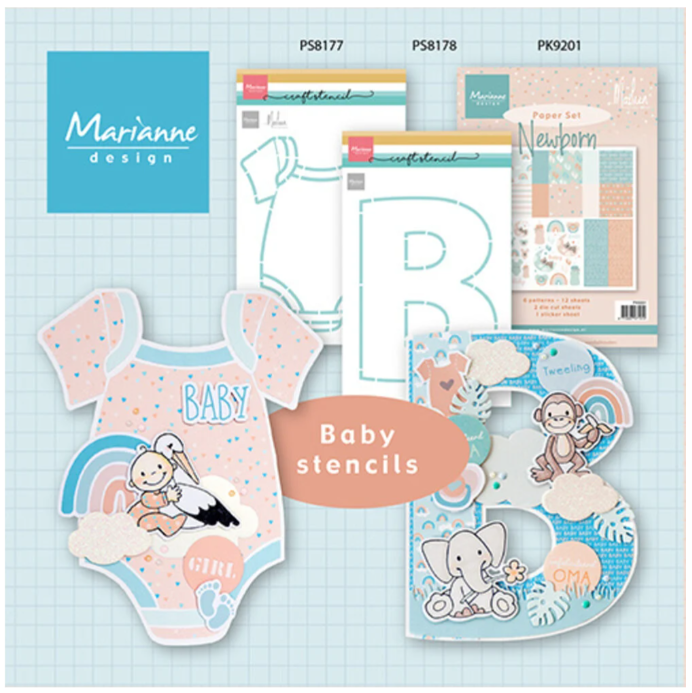 Paper Set by Marleen A5 New Born (PK9201) *