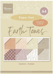 Marianne Design • Paper Pad A4 Earth Tones (PK9204) *