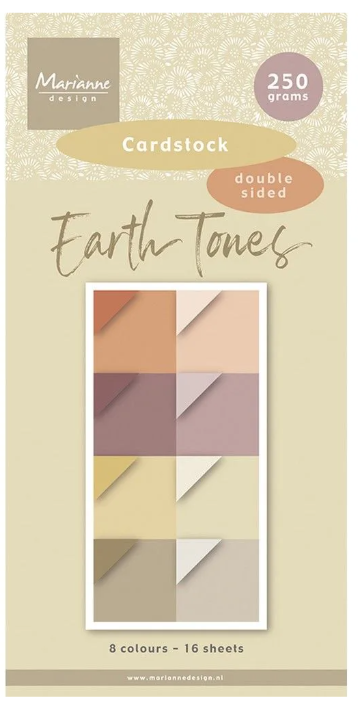 Marianne Design • Paper Pad Cardstock Earth Tones (PK9205) *