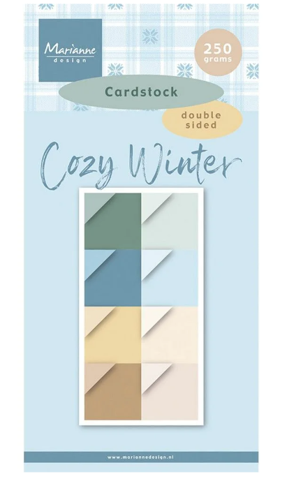 Marianne Design • Cardstock Cozy Winter (PK9213) *