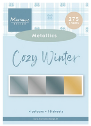 Marianne Design • Cardstock Cozy Winter Metallics (PK9214) *