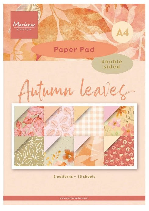 Marianne Design • Paper Pad Autumn Leaves A4 (PK9215) *