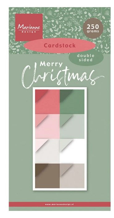 Marianne Design • Cardstock Merry Christmas Cardstock (PK9218)