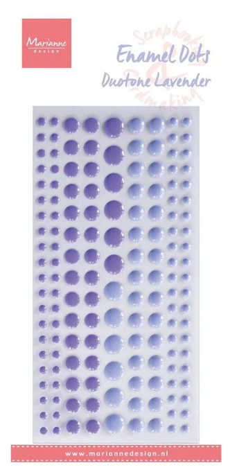 Marianne Design • Decoration Enamel Dots Duotone Lavender (PL4529) *