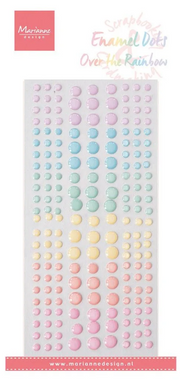 Marianne Design • Decoration Enamel Dots Over the Rainbow (PL4532) *